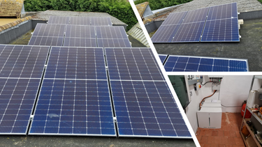4.5kw Solar & Sunsynk 10kw 3ph hybrid  installation in Bedfordshire by ITS Technologies